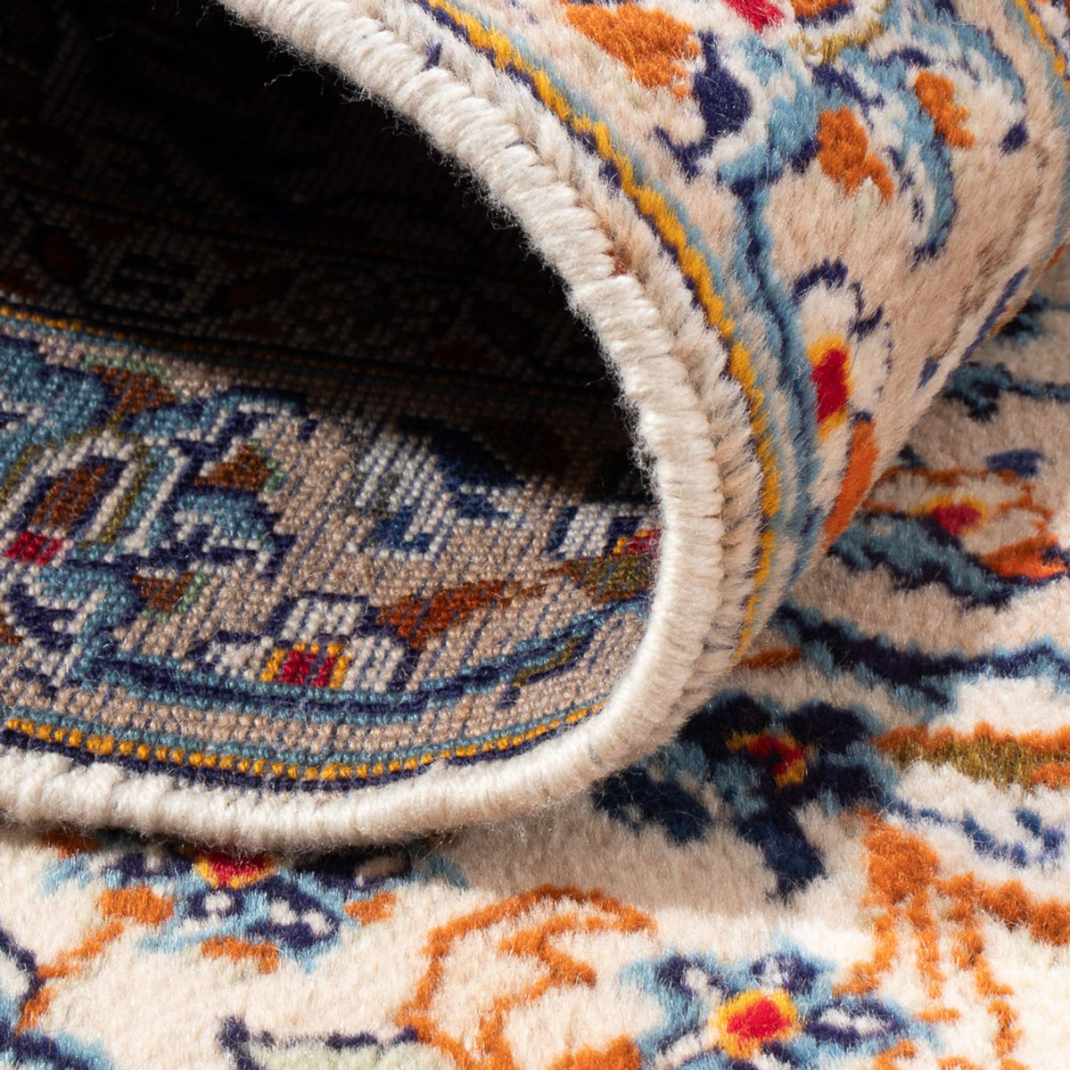 Loper Perzisch tapijt - Keshan - 310 x 85 cm - donker beige