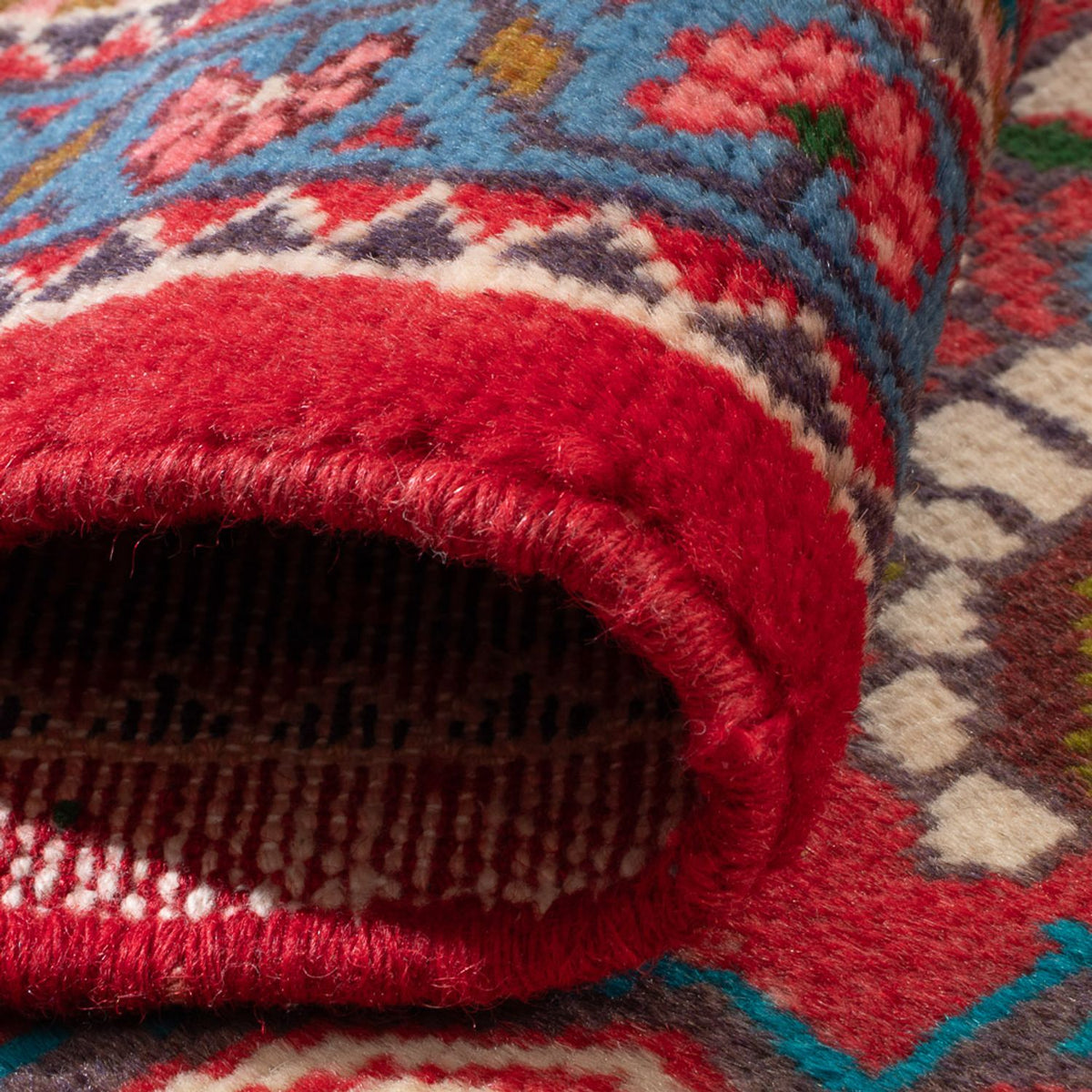 Perzisch Tapijt - Nomadisch - 131 x 78 cm - donkerrood