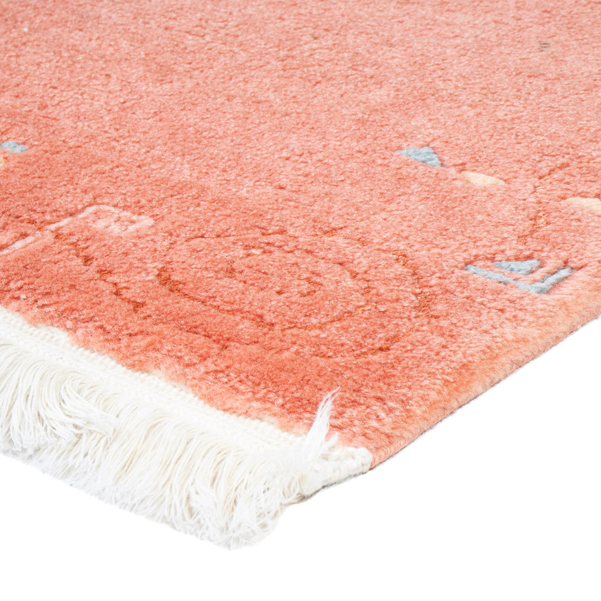 Nepal tapijt - 141 x 74 cm - zalm