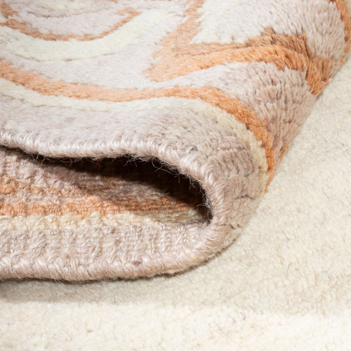 Loper Nepal tapijt - 156 x 74 cm - beige