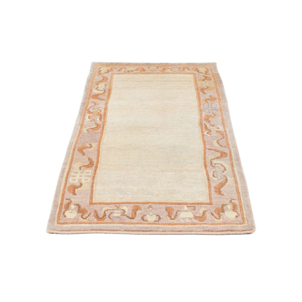 Loper Nepal tapijt - 156 x 74 cm - beige