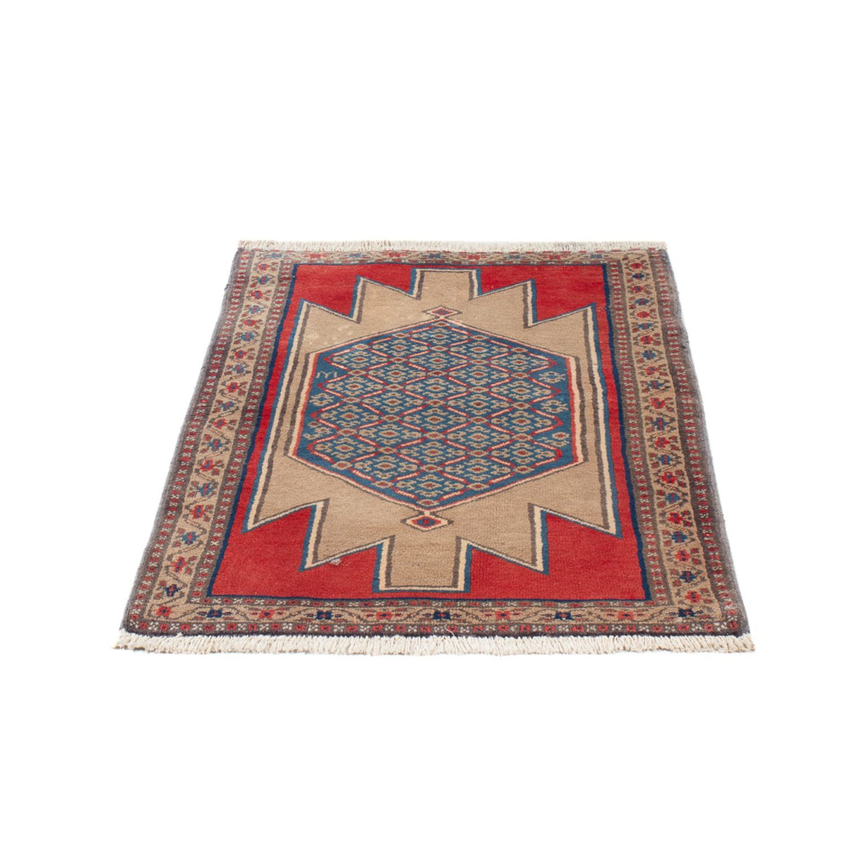 Oosters Tapijt - 111 x 75 cm - beige