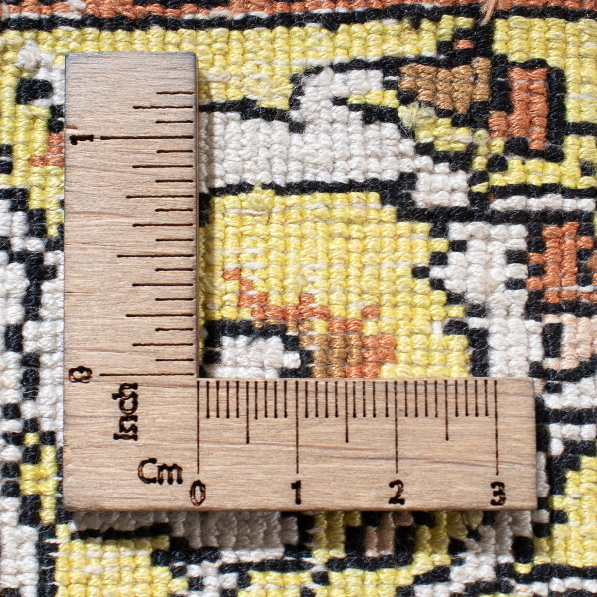 Zijden tapijt - Kashmir Silk - 158 x 93 cm - beige