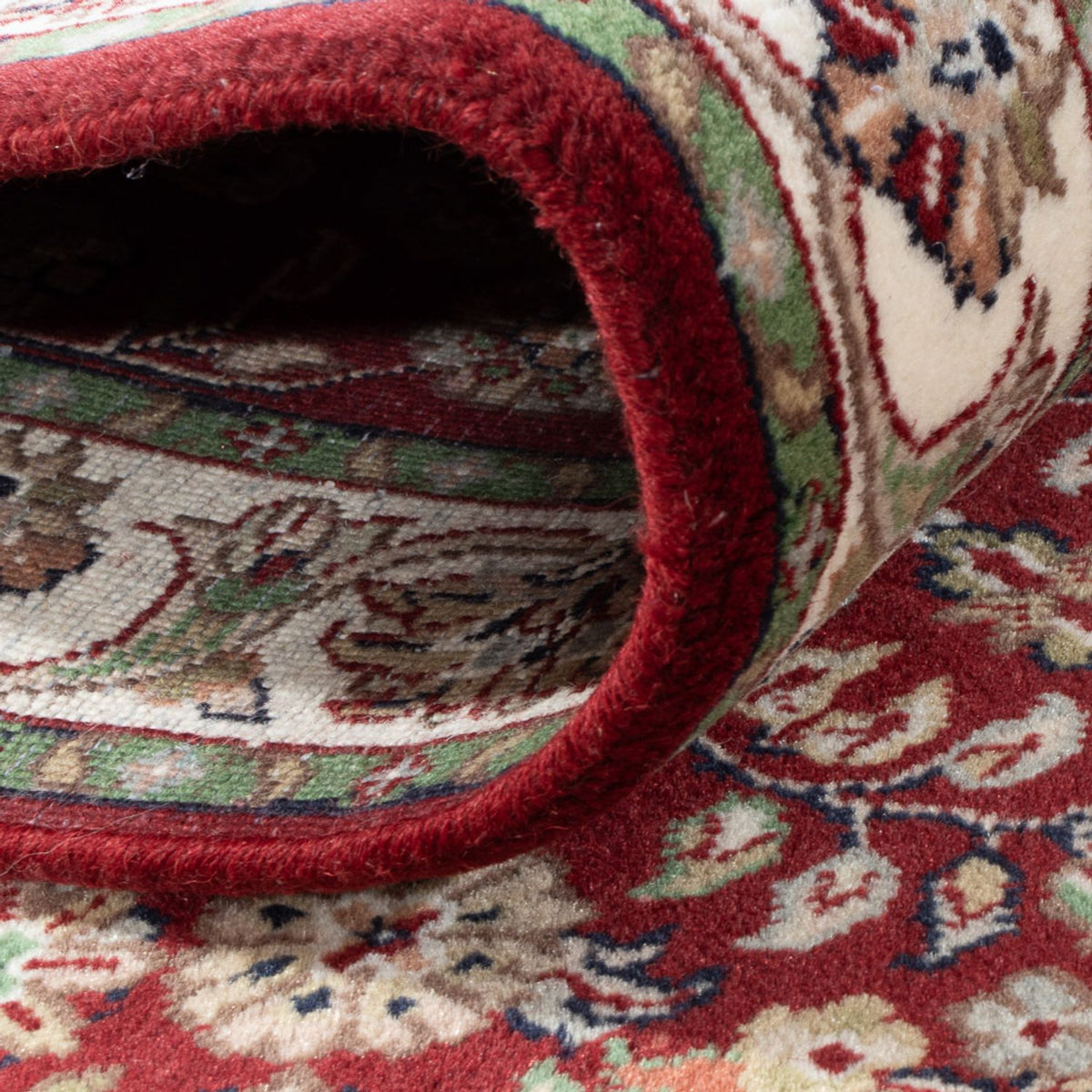 Loper Oosters tapijt - Bijar - Indus - 253 x 70 cm - donker beige