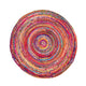 Jute tapijt Tapijt Indigo Stripy
