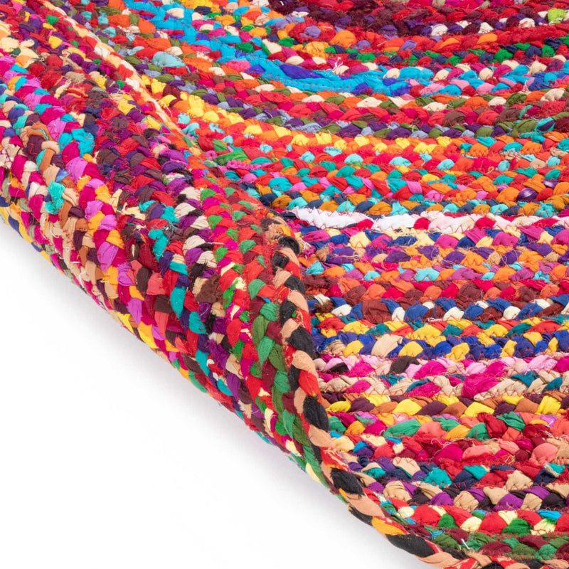 Jute tapijt Tapijt Indigo Stripy