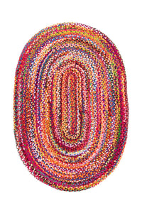 Jute tapijt Tapijt Indigo Stripy – product image