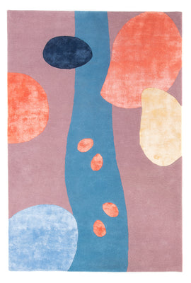 Wollen tapijt - Bouquet - rechthoekig