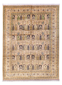 Afghaans tapijt - 400 x 300 cm - beige