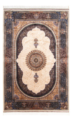 Perzisch tapijt - Ghom - 230 x 148 cm - beige