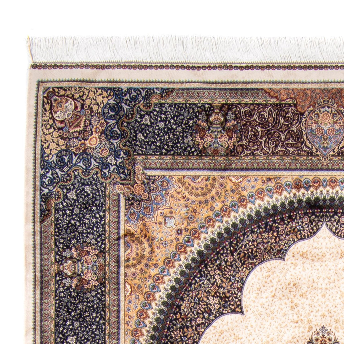 Perzisch tapijt - Ghom - 230 x 148 cm - beige