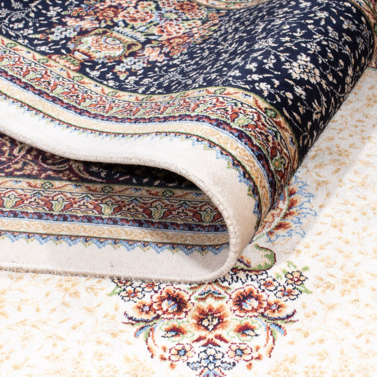 Perzisch tapijt - Ghom - 230 x 148 cm - beige