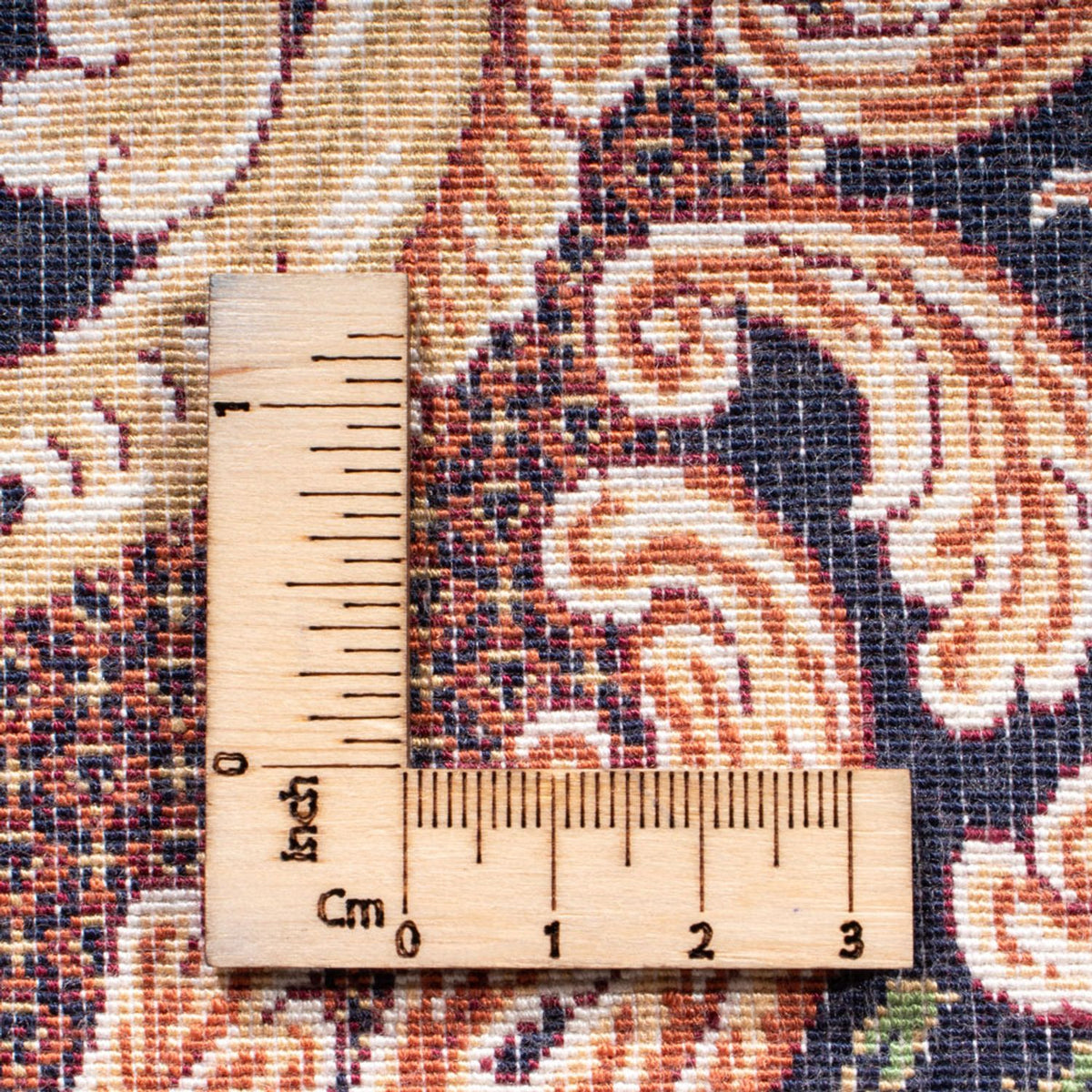 Perzisch tapijt - Ghom - 230 x 150 cm - donkerblauw