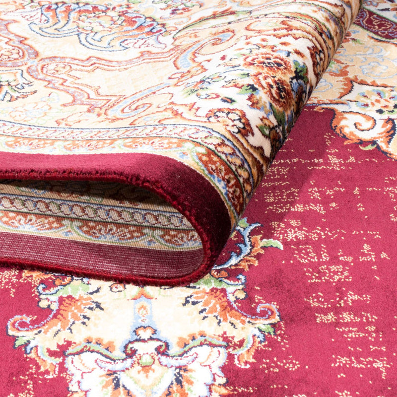 Perzisch tapijt - Ghom - 230 x 150 cm - wijnrood