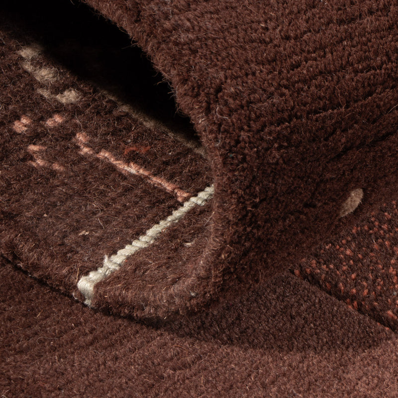 Nepal tapijt - 140 x 70 cm - donker beige