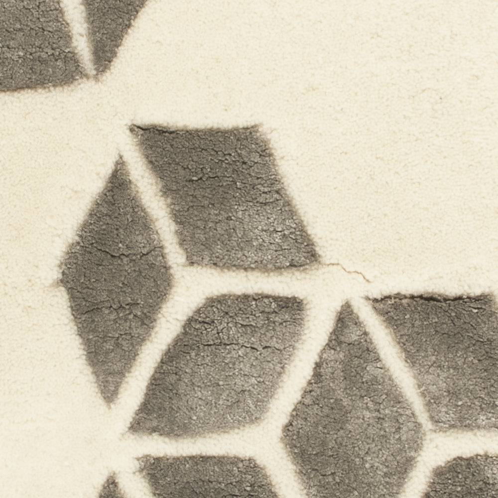 Wollen tapijt - 90 x 60 cm - beige