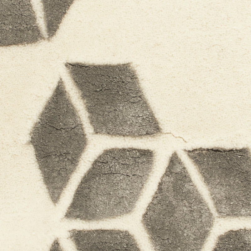 Wollen tapijt - 90 x 60 cm - beige