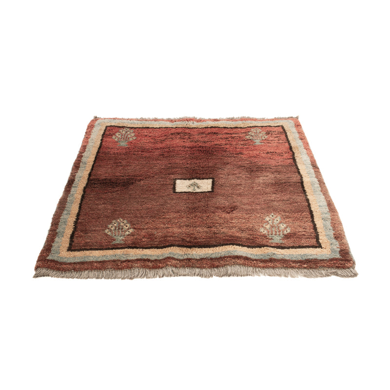 Gabbeh tapijt - Perzisch vierkant  - 100 x 93 cm - veelkleurig