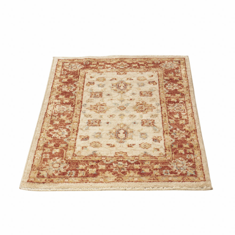 Ziegler tapijt - 90 x 60 cm - beige