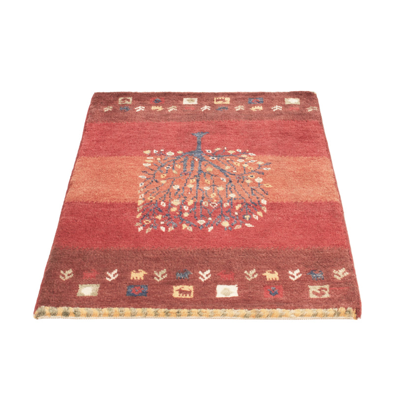 Gabbeh Tapijt - Loribaft Perzisch - 90 x 60 cm - veelkleurig