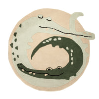 Kindertapijt rond  - 92 x 92 cm - veelkleurig