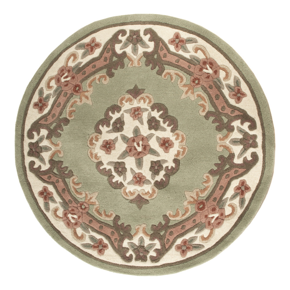 China Tapijt rond  - 120 x 120 cm - veelkleurig
