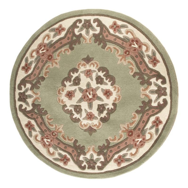 China Tapijt rond  - 120 x 120 cm - veelkleurig