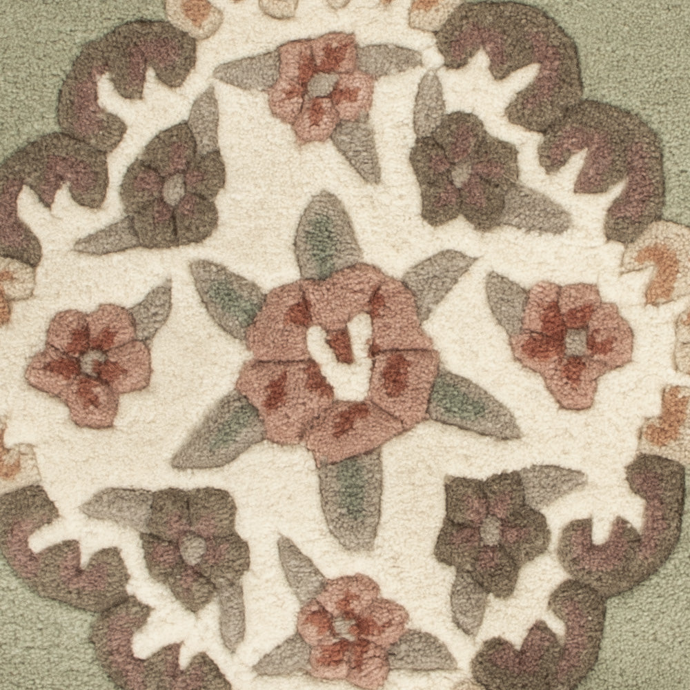 China Tapijt rond  - 120 x 120 cm - veelkleurig