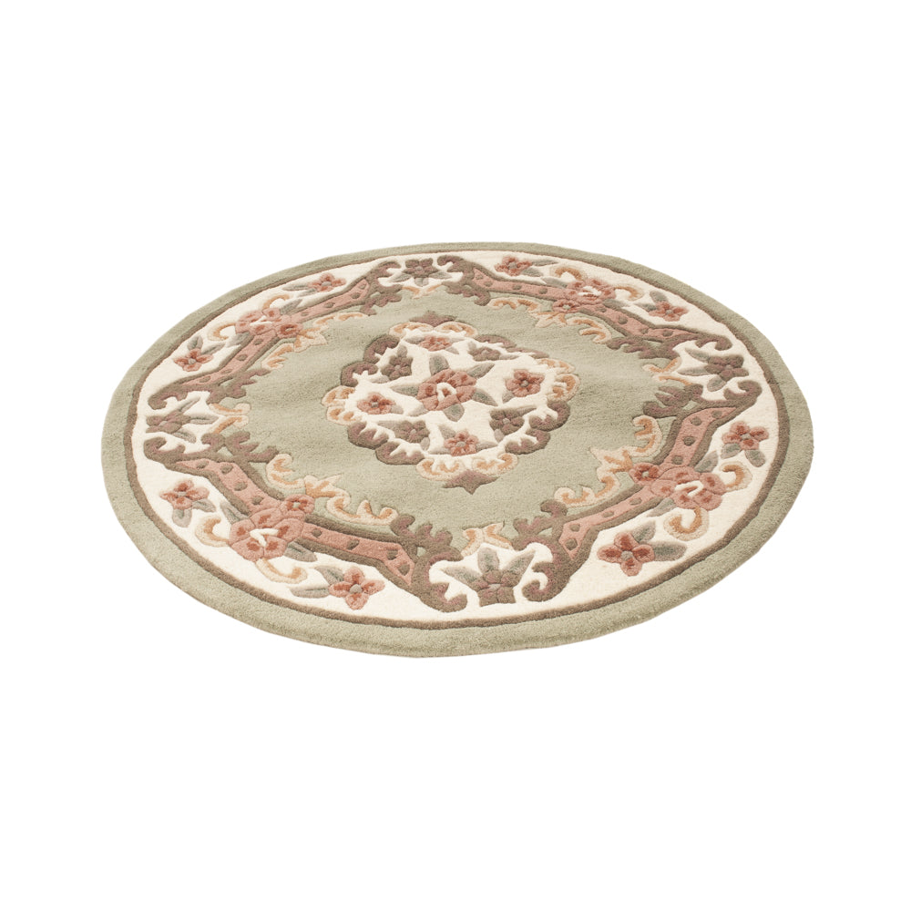China Tapijt rond  - 120 x 120 cm - veelkleurig