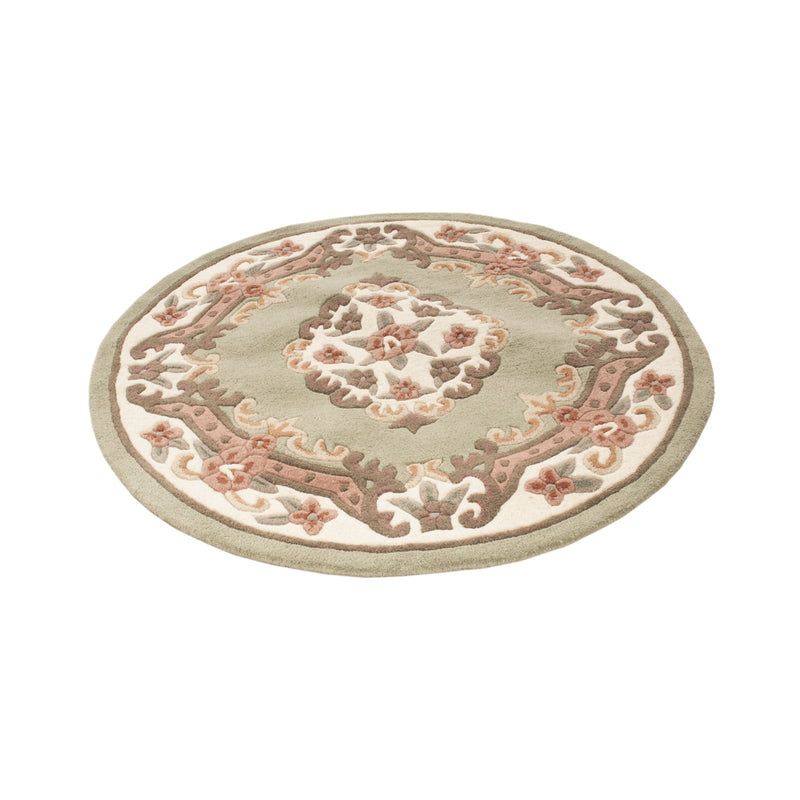China Tapijt rond  - 120 x 120 cm - veelkleurig