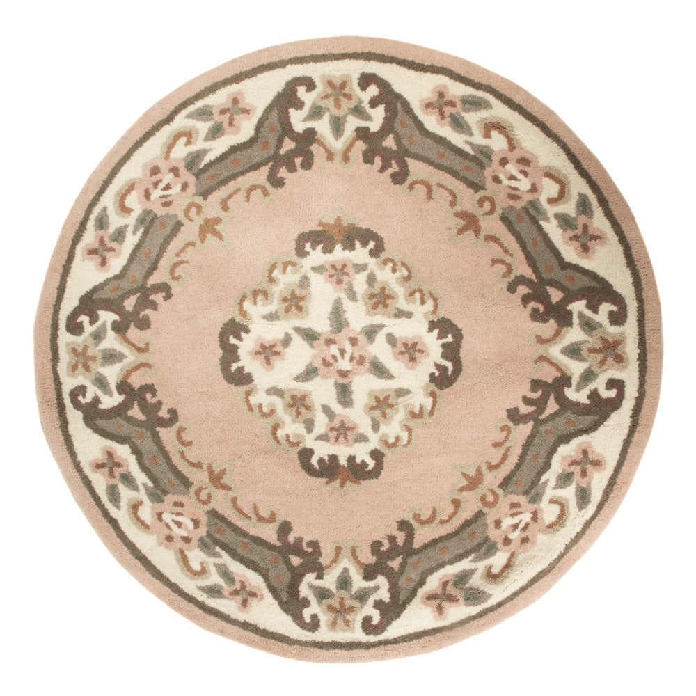 China Tapijt rond  - 120 x 120 cm - veelkleurig