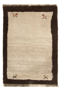 Gabbeh tapijt - Perzisch - 85 x 57 cm - beige