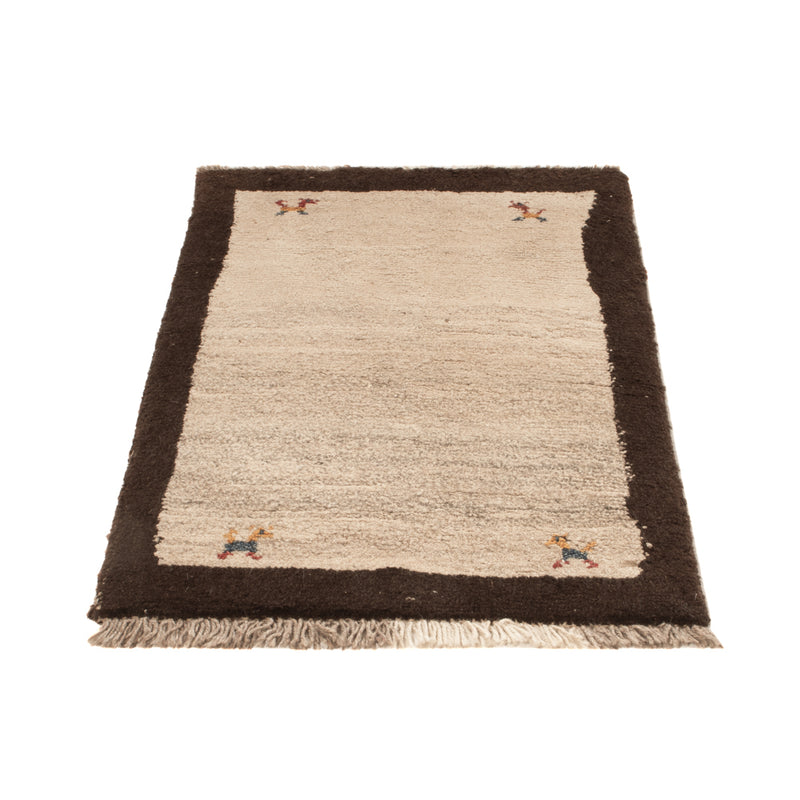 Gabbeh tapijt - Perzisch - 85 x 57 cm - beige