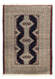 Turkaman tapijt 64x87cm - Oosters Tapijt