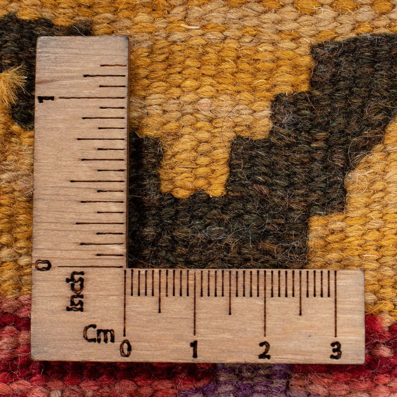 Loper Kelim tapijt - Splash - 196 x 100 cm - veelkleurig