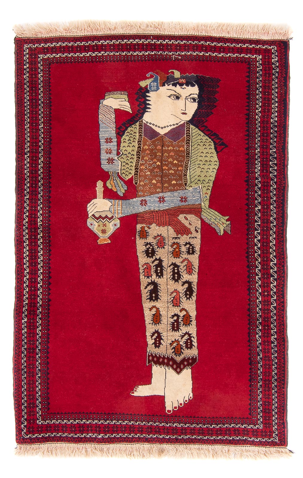 Baluch tapijt - 135 x 86 cm - rood