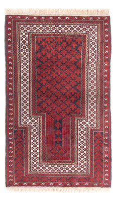 Baluch tapijt - Gebedskleed - 154 x 92 cm - rood