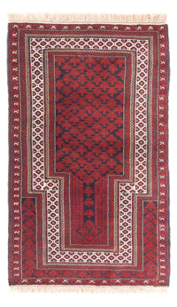 Baluch tapijt - Gebedskleed - 154 x 92 cm - rood