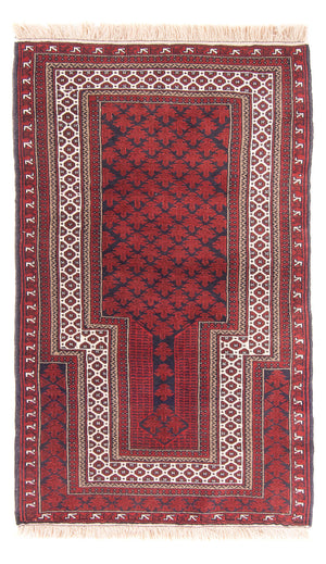 Baluch tapijt - Gebedskleed - 154 x 92 cm - rood