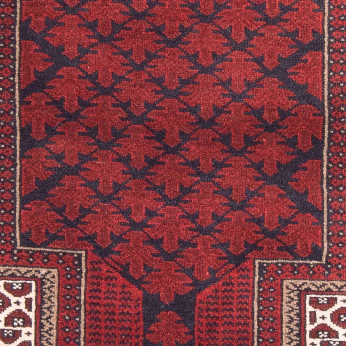 Baluch tapijt - Gebedskleed - 154 x 92 cm - rood