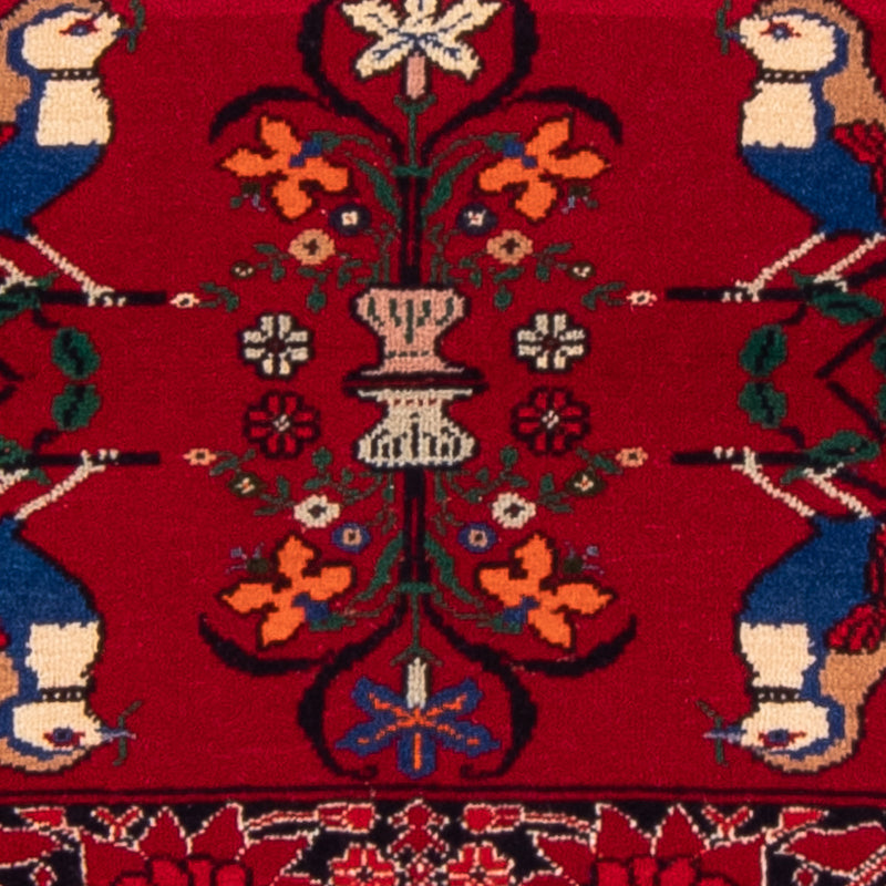 Baluch tapijt vierkant  - 104 x 91 cm - rood