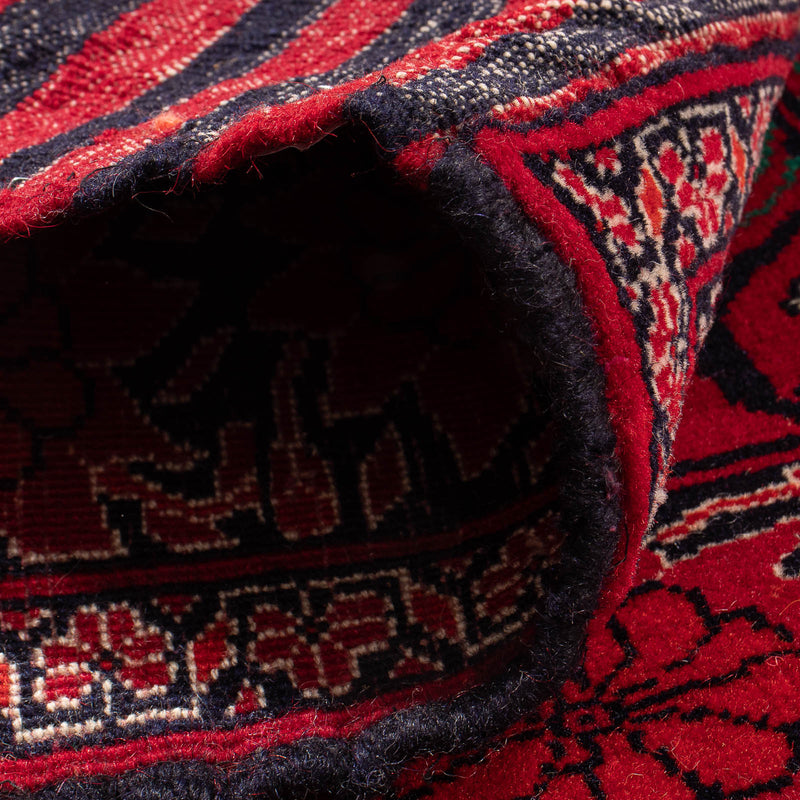 Baluch tapijt vierkant  - 104 x 91 cm - rood