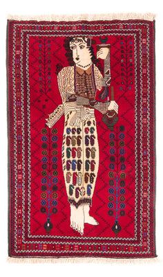 Baluch tapijt - 157 x 102 cm - rood