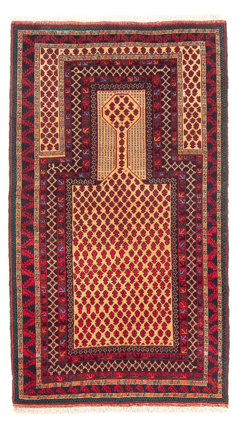 Baluch tapijt - Gebedskleed - 147 x 86 cm - beige