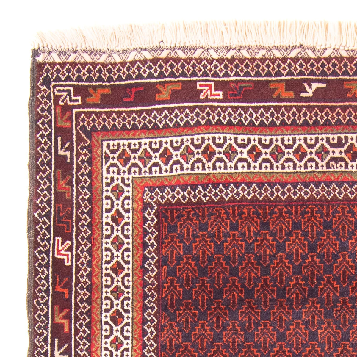 Baluch tapijt - Gebedskleed - 146 x 99 cm - donkerblauw