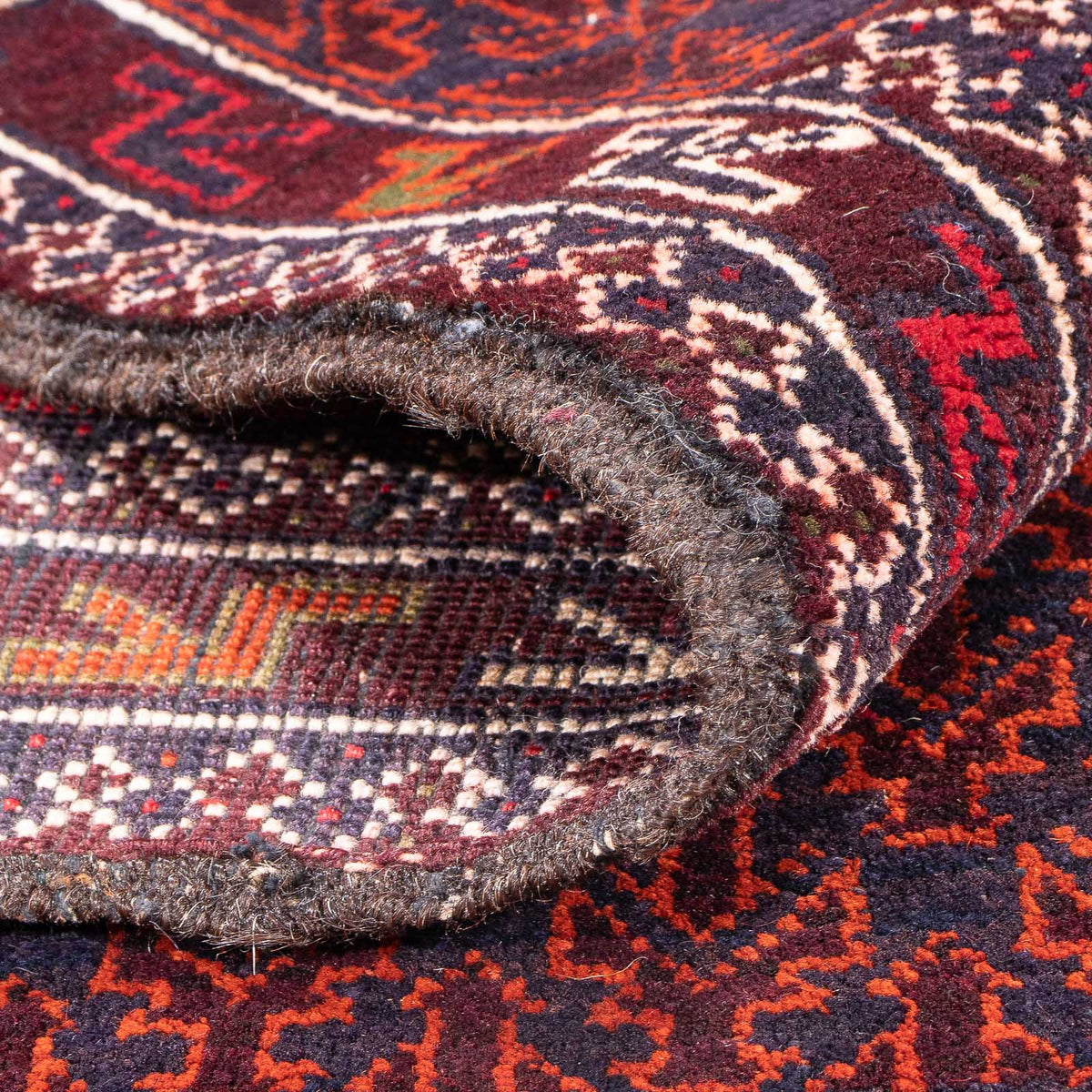 Baluch tapijt - Gebedskleed - 146 x 99 cm - donkerblauw