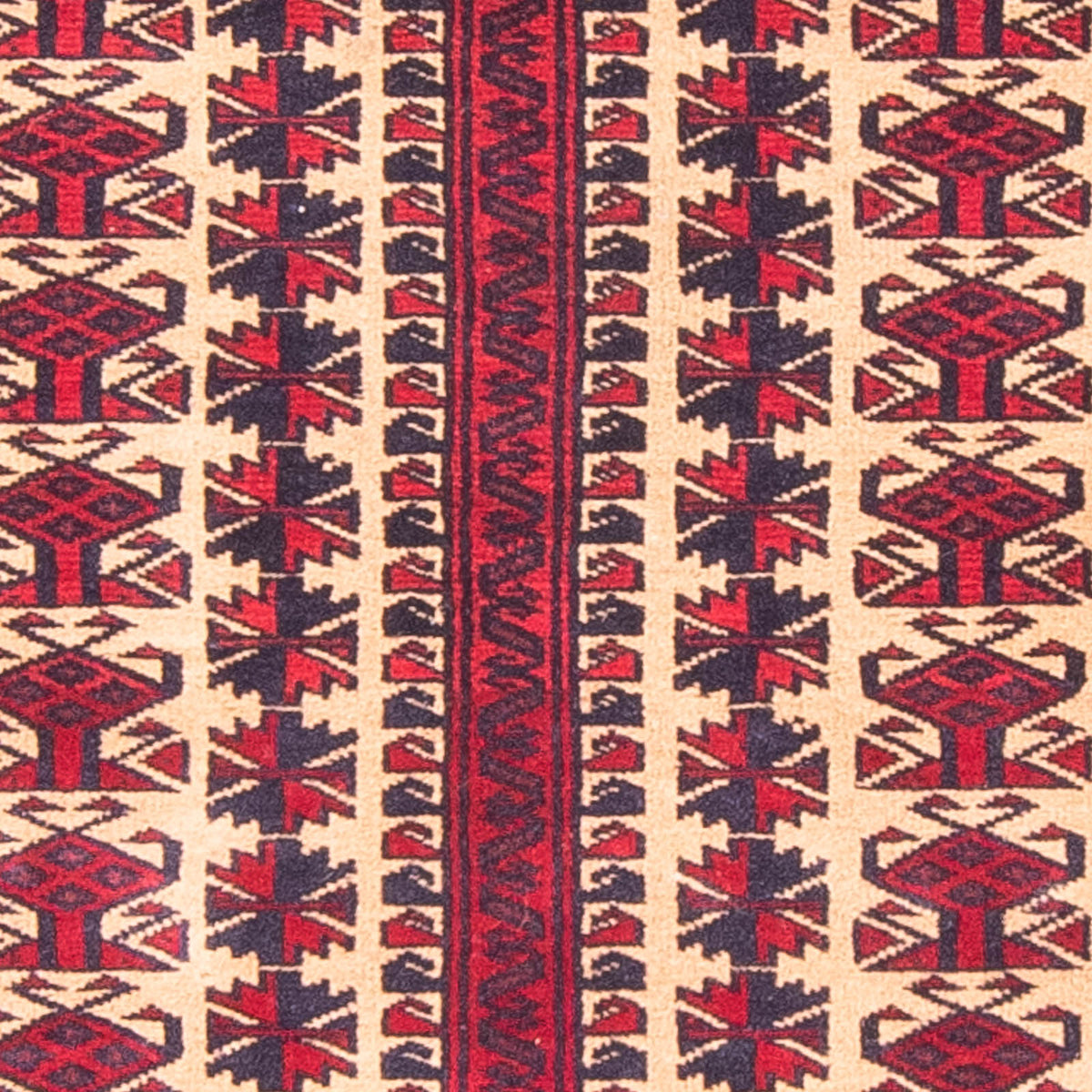 Baluch tapijt - Gebedskleed - 132 x 94 cm - beige