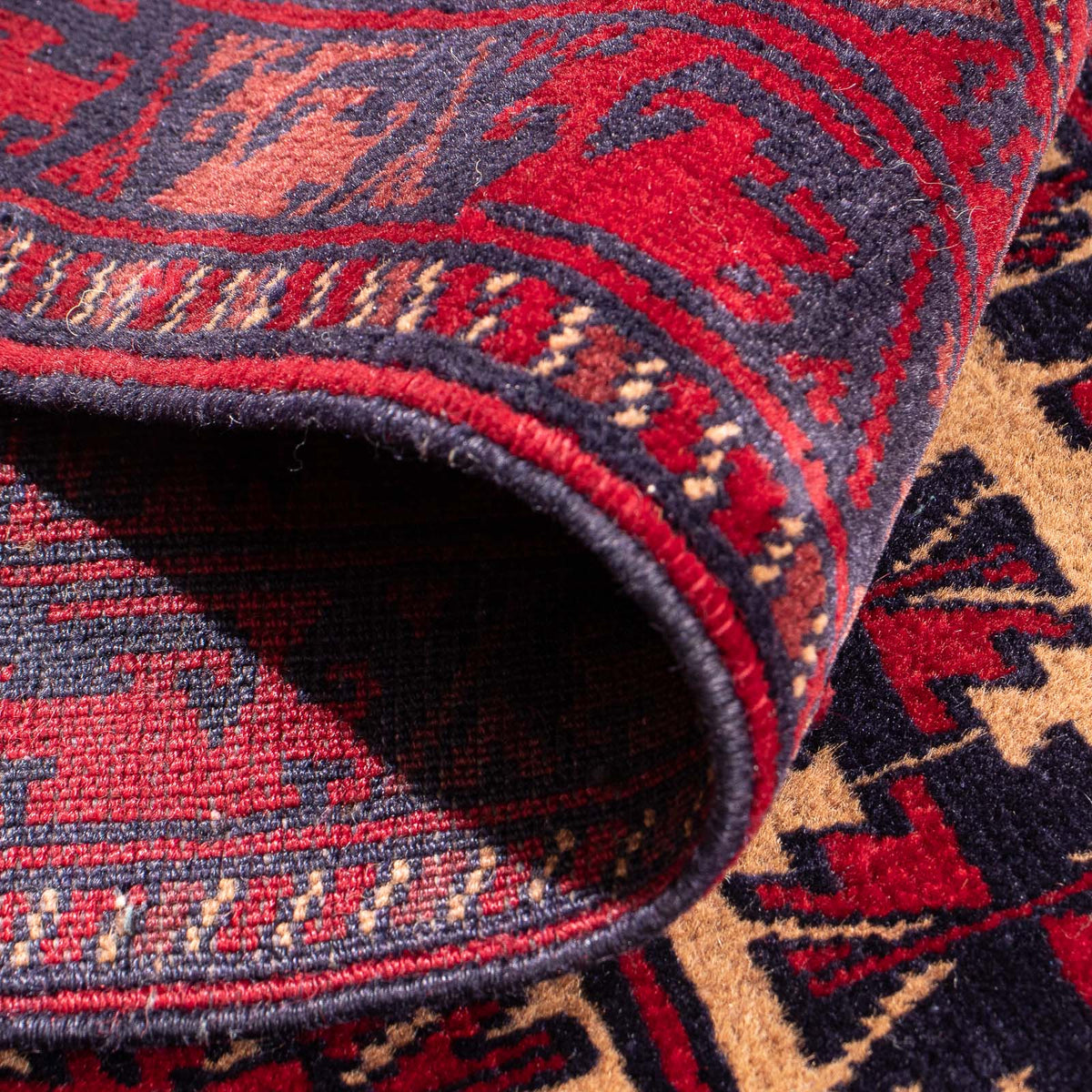 Baluch tapijt - Gebedskleed - 132 x 94 cm - beige