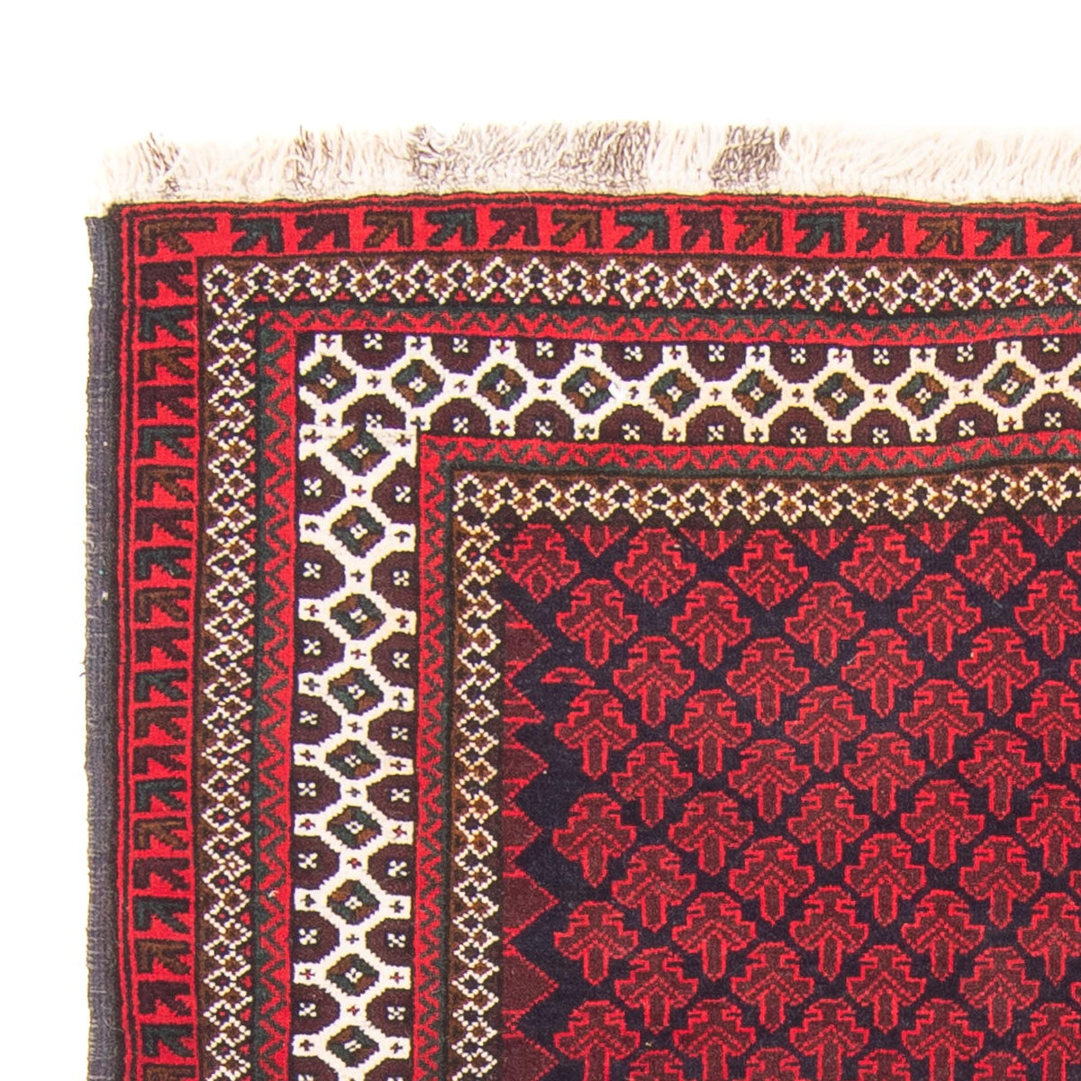 Baluch tapijt - Gebedskleed - 130 x 90 cm - rood