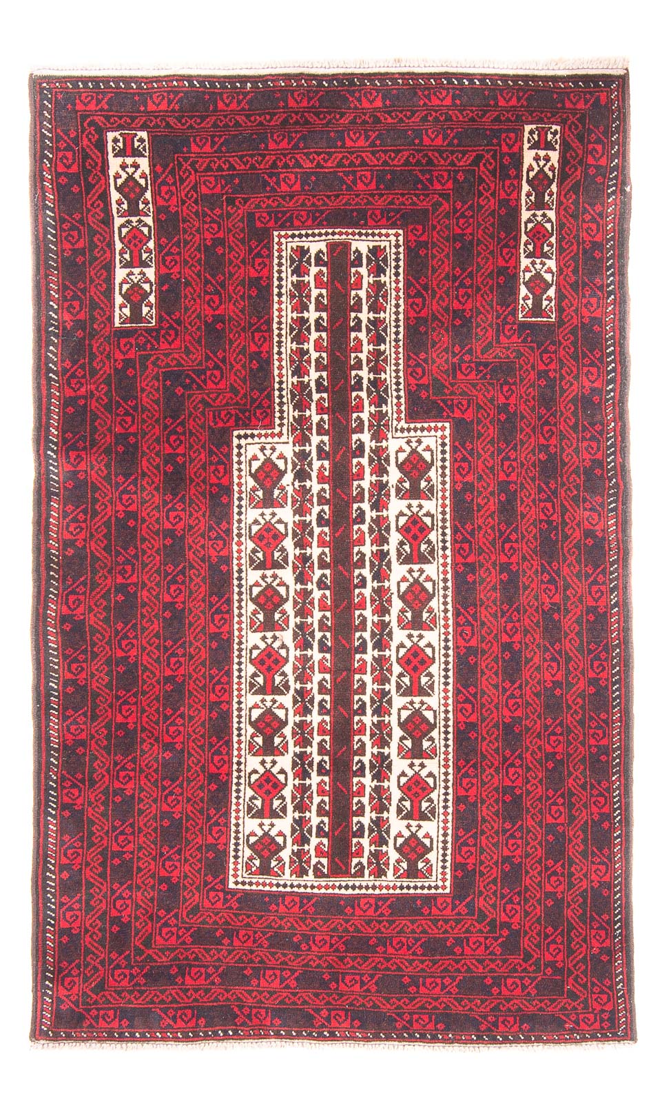 Baluch tapijt - Gebedskleed - 154 x 89 cm - beige